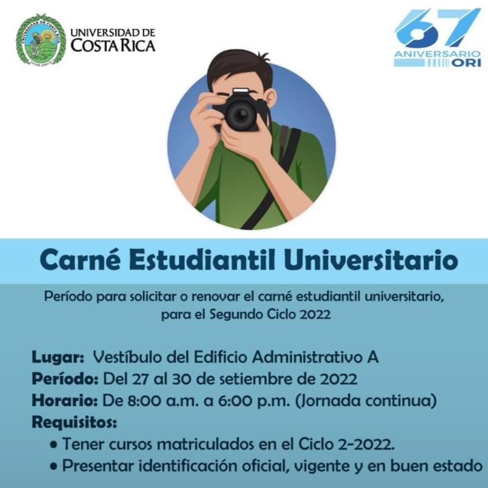 Afiche con texto igual a la publicación.