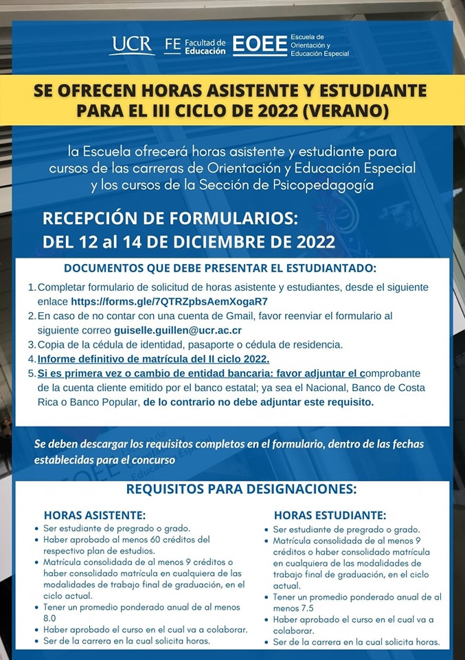 Afiche con texto igual a la publicación.