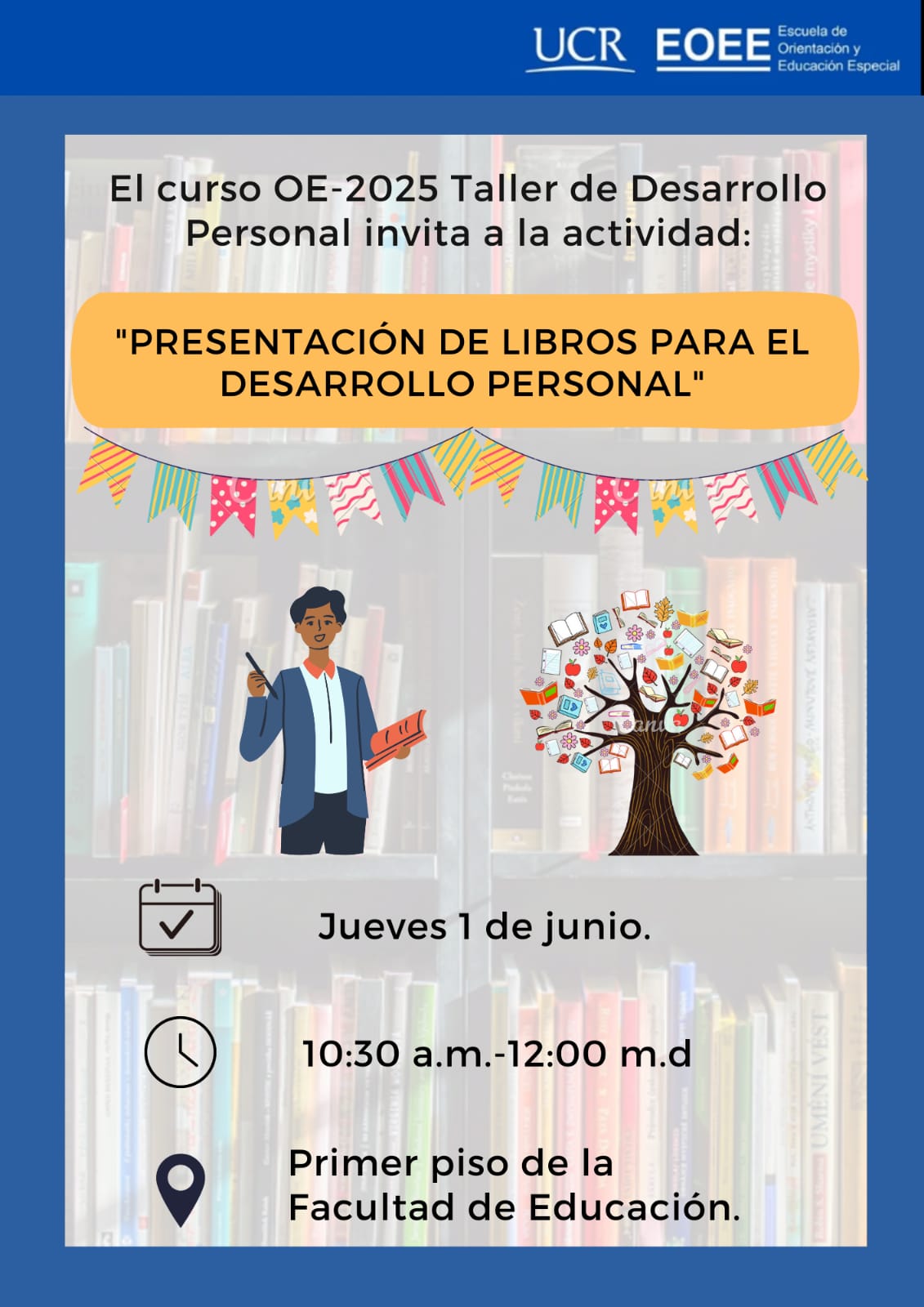 Presentación de libros de desarrollo personal