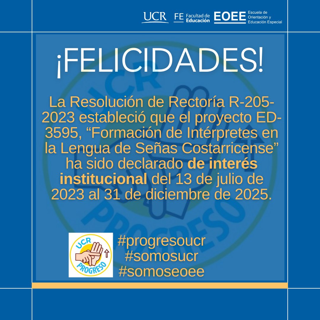 Afiche con texto igual a la publicación.