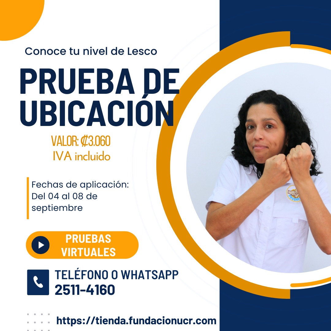 Afiche con información igual a la publicación.