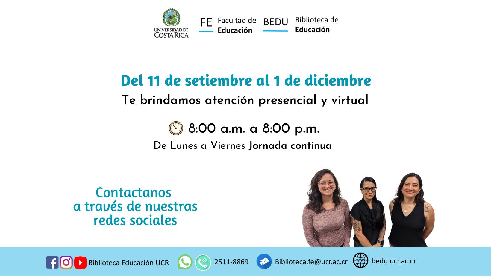 Afiche con texto igual a la publicación.