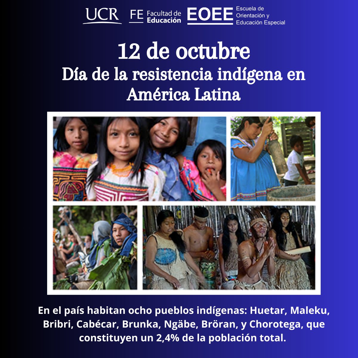 Afiche con texto igual a la publicación.