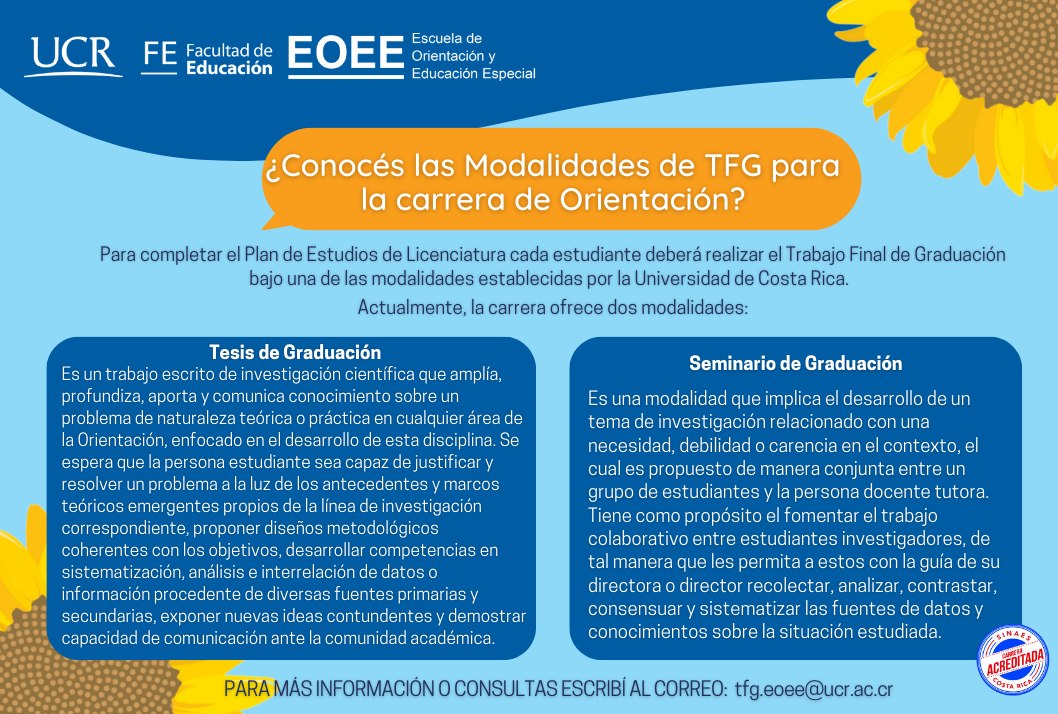 Afiche con texto igual a la publicación.