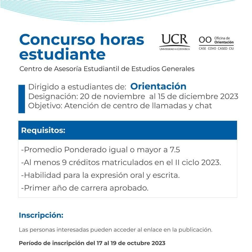 Afiche con texto igual a la publicación.