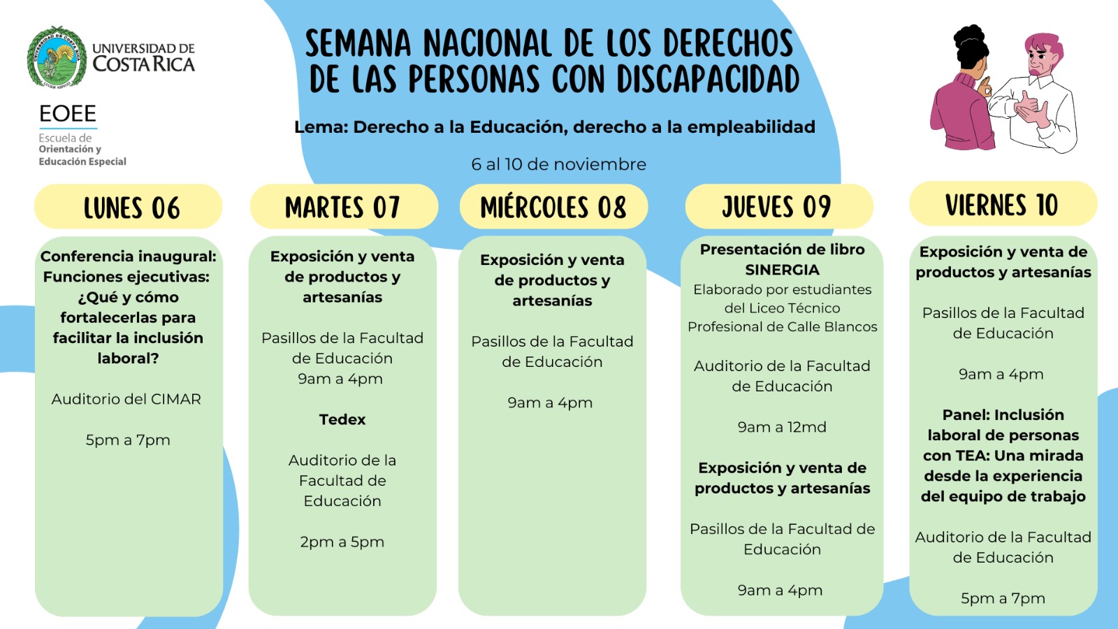 "Semana nacional de los derechos de las personas con discapacidad" 