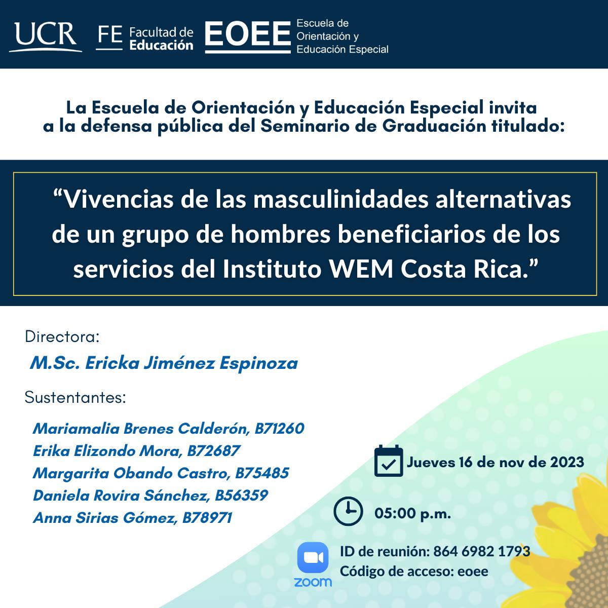 Afiche con información igual a la publicación y código QR para escanear.