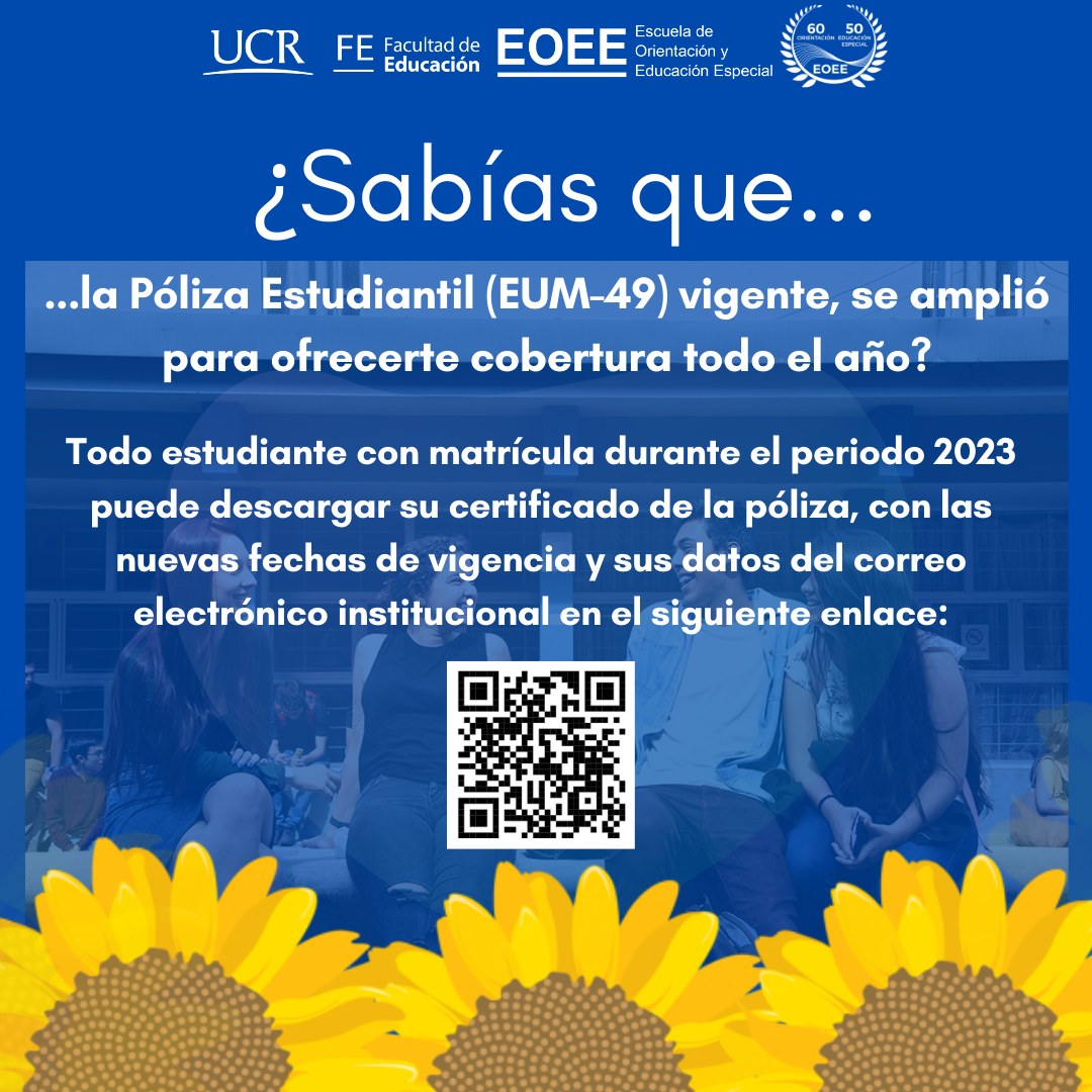 Afiche con información igual a la publicación.