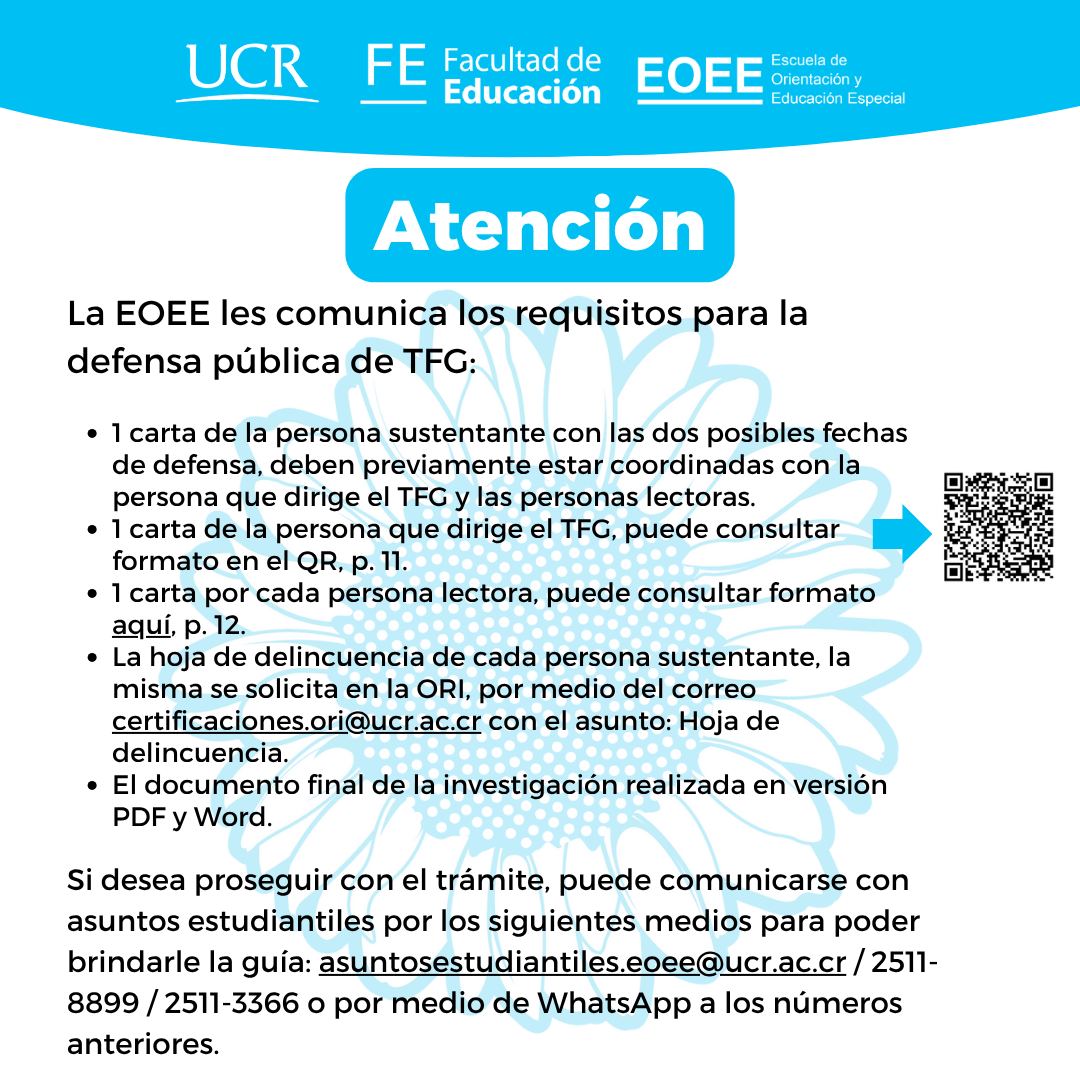 Afiche con información igual a la publicación.
