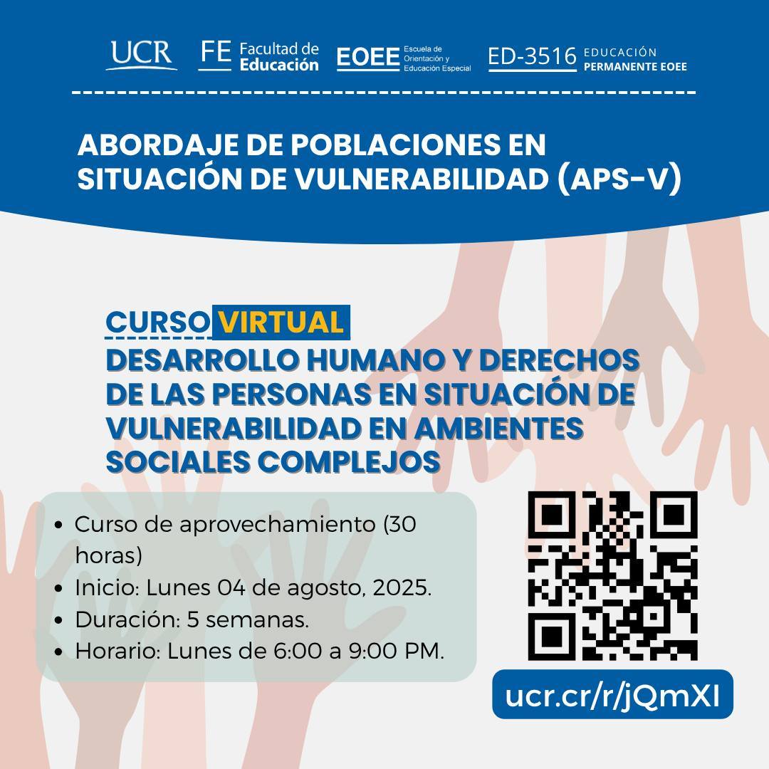 Afiche con información igual a la publicación.