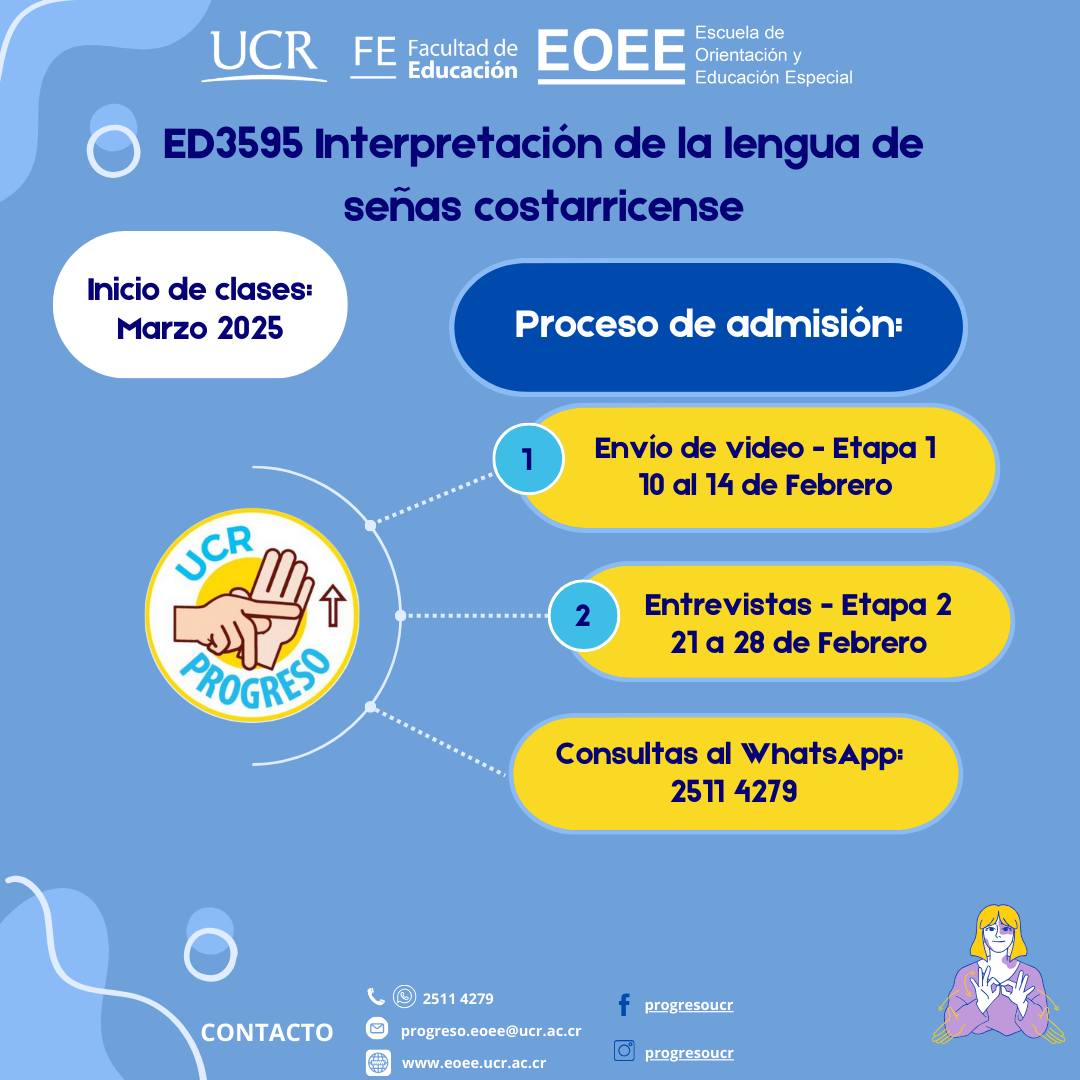 Afiche con costo y cantidad de horas del programa de formación. Consultas al WhatsApp 25114279