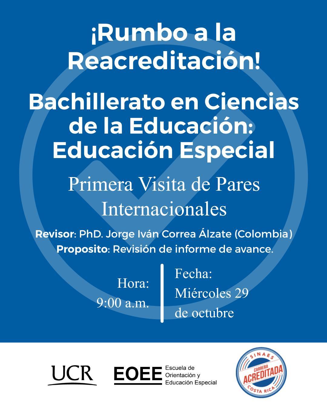 Afiche con información igual a la publicación.