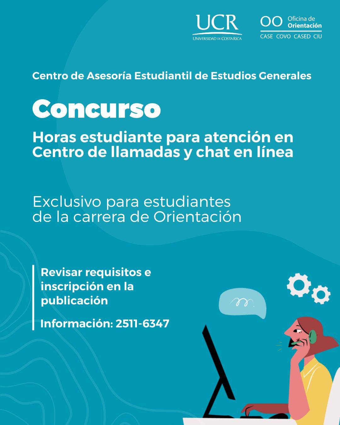 Afiche con información igual a la publicación.