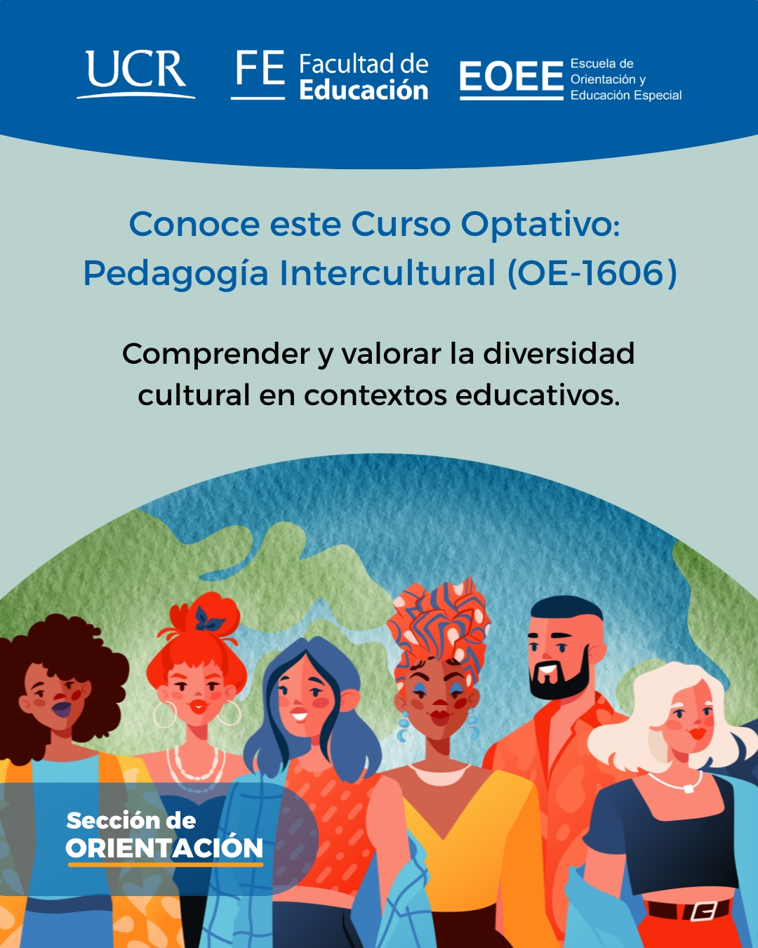 Afiche con información igual a la publicación.